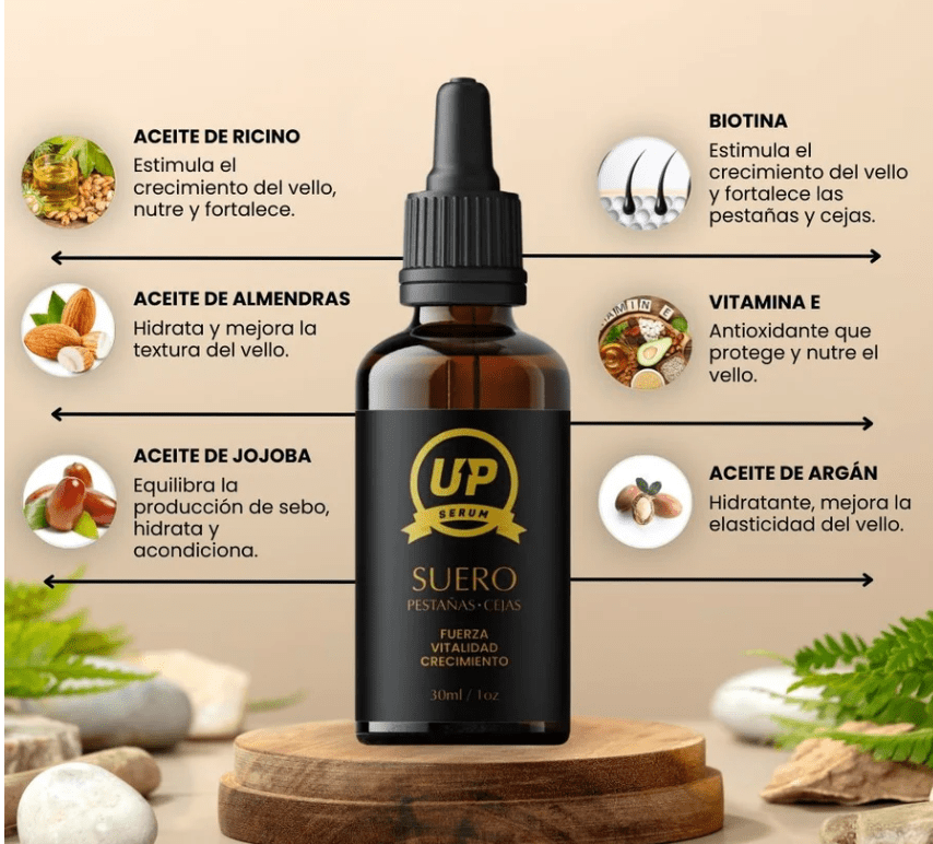 SUERO UP CRECE PESTAÑAS !!!